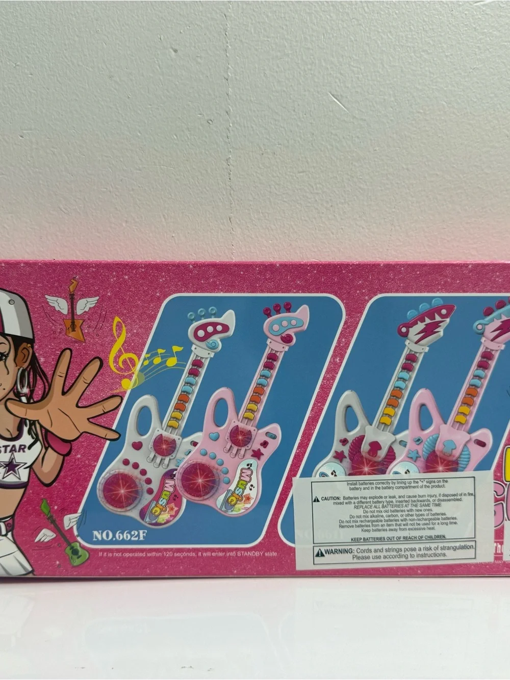 Kids Music Guitar Toy - Pink
